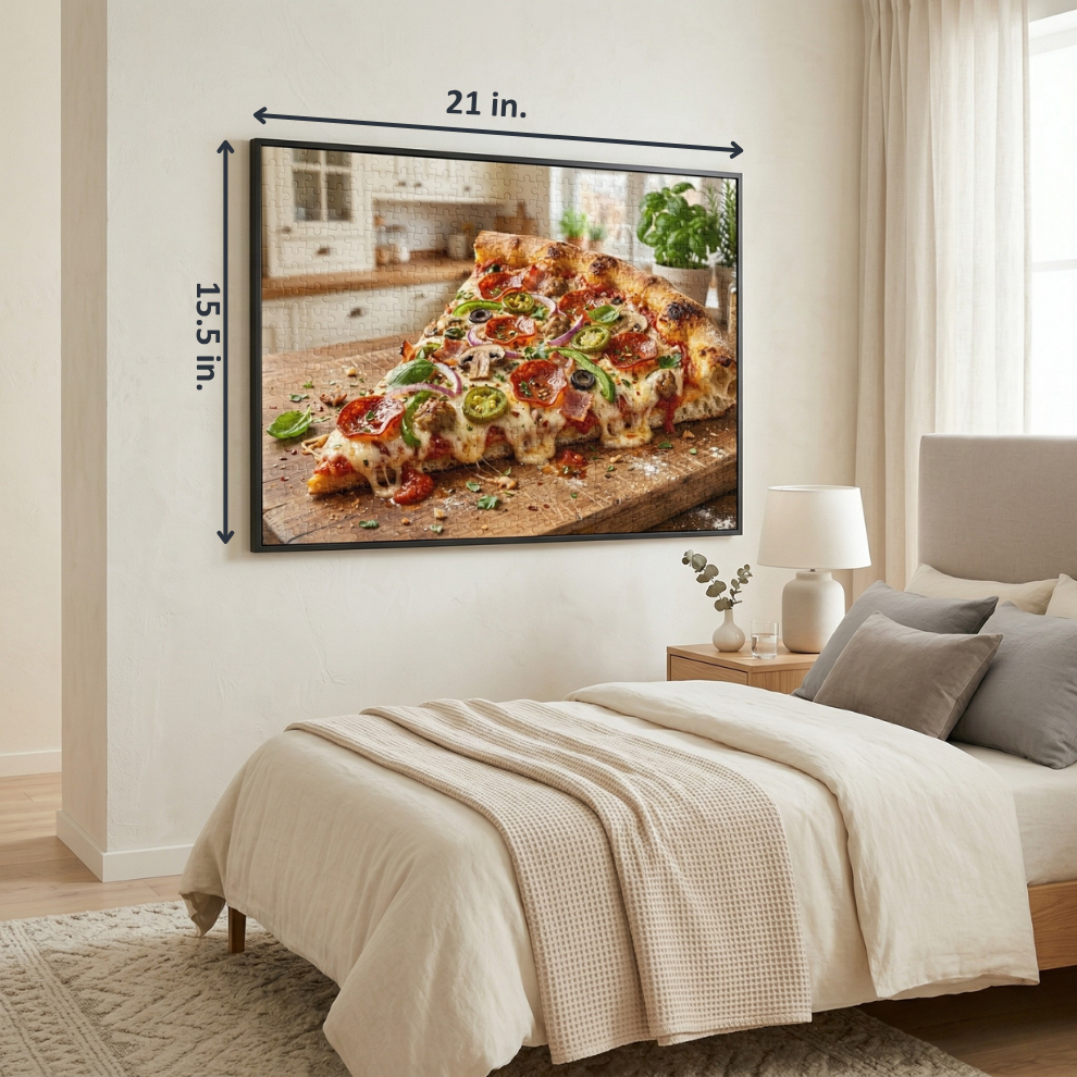 Realistic Pizza Jigsaw Puzzle