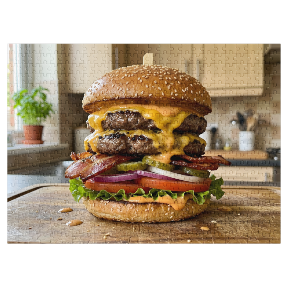 Realistic Burger Jigsaw Puzzle