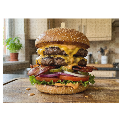 Realistic Burger Jigsaw Puzzle