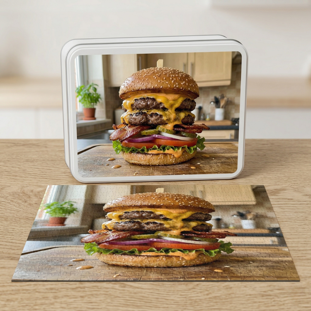Realistic Burger Jigsaw Puzzle