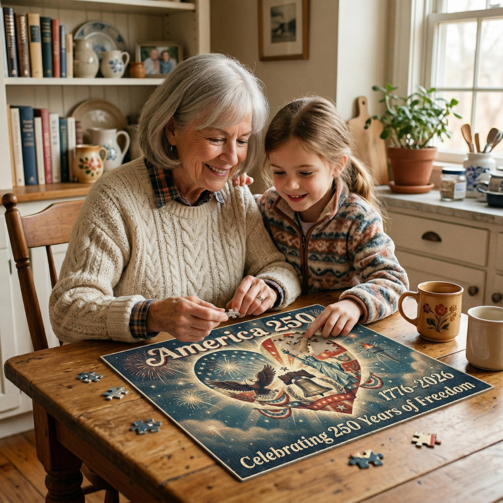 Celebrating USA 250 Anniversary Jigsaw Puzzle