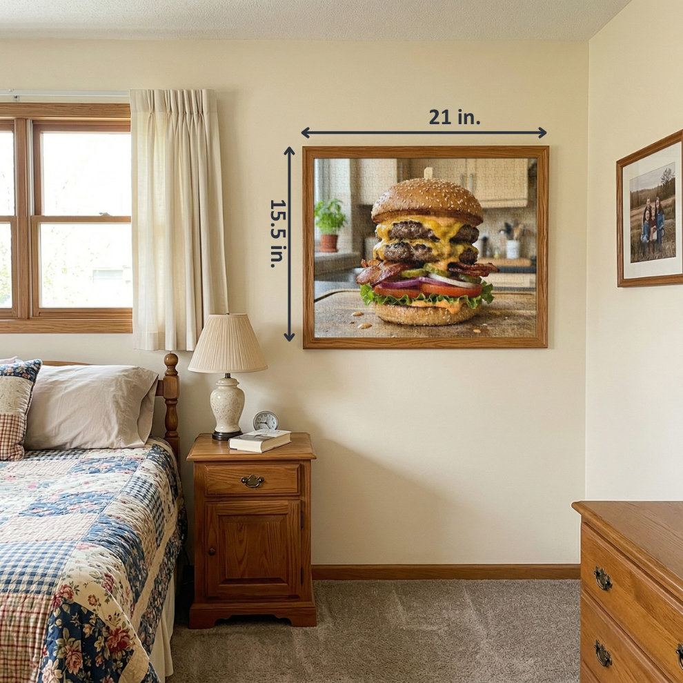 Realistic Burger Jigsaw Puzzle