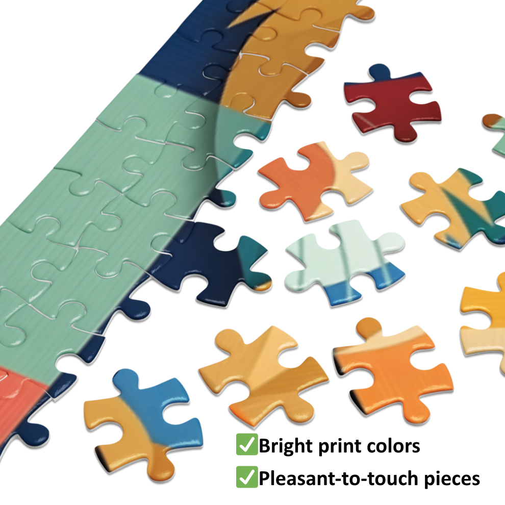 Abstract Dog Portrait Jigsaw Puzzle