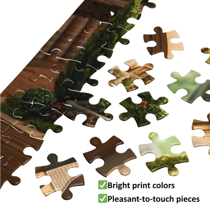 Train in the Book Jigsaw Puzzle
